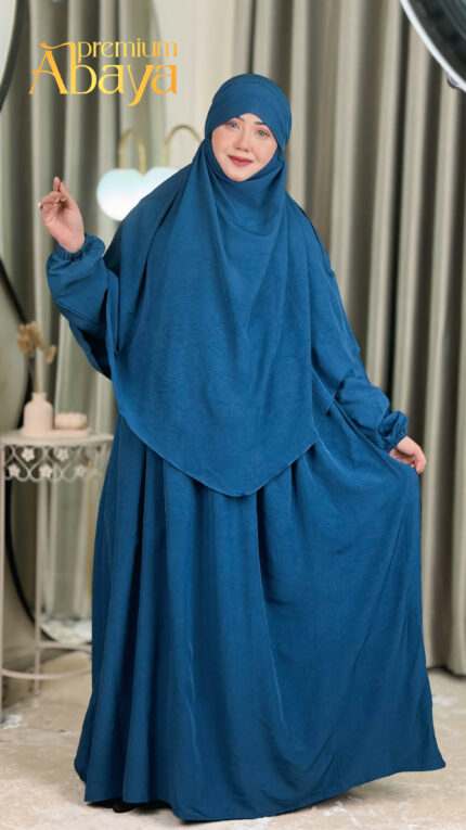 Hoor Abaya Set (Blue)