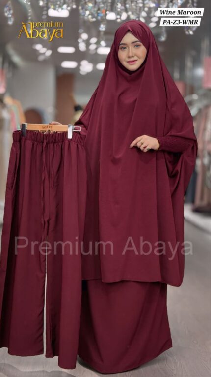 Jilbab V3 Maroon
