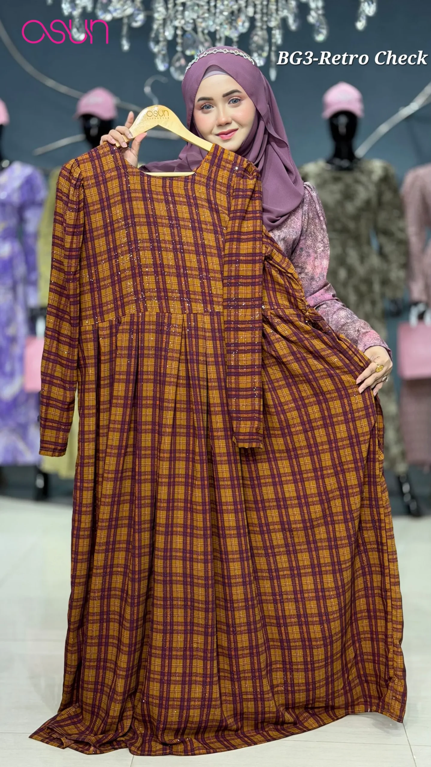 BLINK GOWN 3 RETRO CHECK